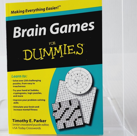 Brain Games for Dummies by Timothy E Parker - Picture 1 of 9